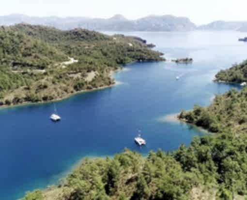 Hisarönü Körfezi Kuzey Yakasında Yelken 